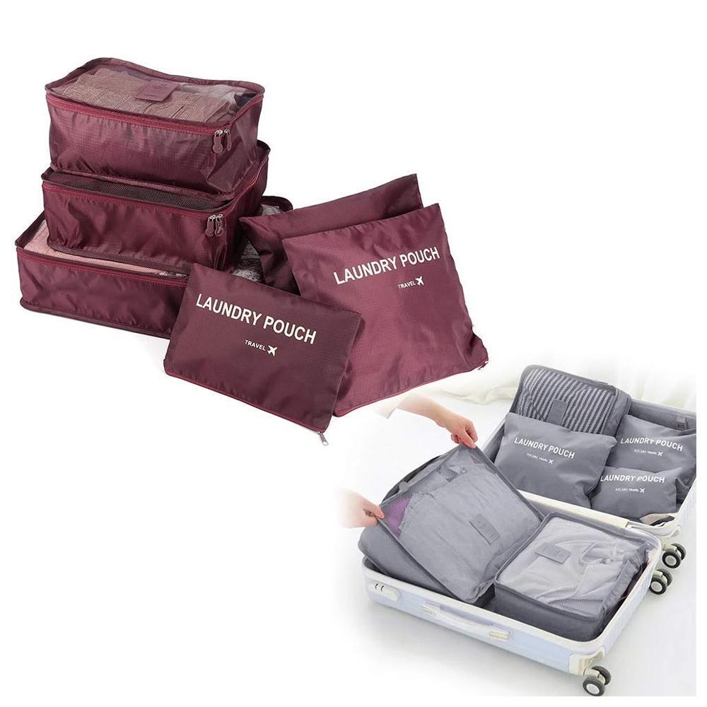 0192 Cloth Organizer Pouch Laundry Zipper Bags (6 pcs) - SkyShopy 0192 Cloth Organizer Pouch Laundry Zipper Bags (6 pcs) - SkyShopy